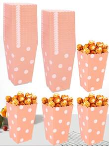 48PCS/24PCS/12PCS/1PC/Mini Popcorn Boxes For Party Black Popcorn Bags Cardboard Popcorn Cups Disposable Snack Candy Popcorn Containers For Christmas Movie Nights Birthday Wedding - Multicolor - View 19