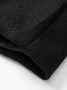 男士长袖双排扣大衣，商务休闲中长款外套，秋冬款