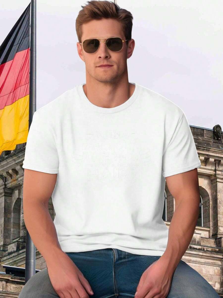 Men T-Shirts - 白色 - 查看 1