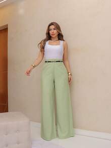 Marrant Pantalona Dress Pants - 淺橄欖綠 - 查看 5
