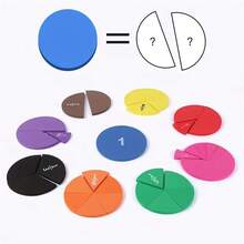 EVA Math Teaching Tool For Fractions - 1pc Addition & Subtraction Demonstration Aid, Educational Science Model