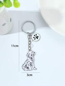 1pc Metal Fashion Hot Pet German Shepherd Dog Keychain Dog Pendant Animal Enamel Keyring Women Bag Jewelry Girls Boyfriend Souvenir Car Accessories Bag Charm School Animal Cute Goth Y2k Christmas Gift Ideas Bag Accessories Lanyards With Id Holder Car Accessories Bag Charms - Multicolor - View 13
