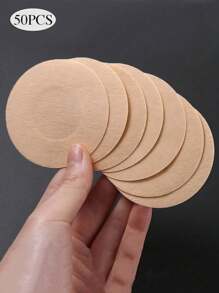 20pcs/50pcs Disposable Nipple Patch Anti-Bump Sticker Summer Anti-Walking Patch Invisible Breathable Anti-Allergic Chest Patch Female Wedding Dress Dance Student Marathon Sports Running Anti-Friction Nipple Patch Summer