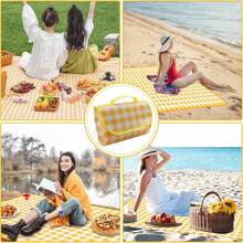 Waterproof Beach Mat Folding Mattress Portable Lightweight Picnic Mat Large Outdoor Camping Mat