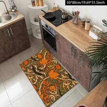 万圣节主题厨房地毯，防滑加厚厨房垫，舒适厨房地毯，农家厨师风格地垫，适用于厨房、水槽、洗衣房 - 彩色 - 查看 5