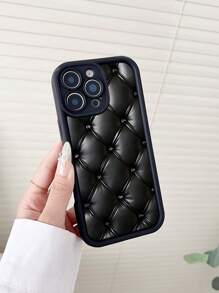 1 pieza Nuevo Estuche de teléfono 3D de 2 patrones, apto como regalo para novio, amigo, novia, familia, hermano, colega, hermano menor, pareja, compañero de clase, profesor, regalo de cumpleaños/vacaciones, protector suave mate negro a prueba de polvo y agua compatible con iPhone 13/16/15/14/13/12/11/Pro/ProMax/X/XR/XS/XSMAX/7/8/PLUS, /Redmi/OPPO/Vivo/Honor