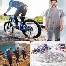 10/20/30 piezas Ponchos de lluvia reutilizables, capas de lluvia con capucha para hombres y mujeres adultos, paquete familiar, esencial para acampar, viajar, festivales
