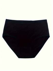 [8 piezas de calzoncillos de talle alto] 8 piezas de calzoncillos sencillos de talle alto, ropa interior cómoda, transpirable y con estiramiento, lencería y ropa interior para mujeres