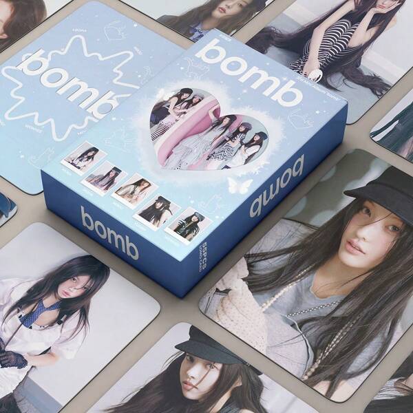 Sega [ Le Wonhee . BOMB Album Limited Edition]55-Piece LOMO Card Full Set | High-Definition Photos * Retro Texture | Must-Have Collectible For Kpop Fans & Essential For Card Enthusiasts | Exclusive Fan Support Merchandise