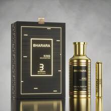 BHARARA KING Golden EDITION, Premium Cologne For Men, Citrus & Coconut Duo, Have Refillable Perfume Bottle Travel, 3.38oz EDP - 1個 - 查看 5