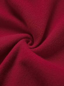 Design Custom Personalized 2 Pieces Suits, Custom Plush 2 Pieces Suits, Add Text And Photos (Patterns/Logos/Family Photos/Selfies/Pets, Etc.), Custom Autumn And Winter Thickened Sweatshirts And Sweatpants, Personalized Women's Sweatshirts And Sweatpants Two Pieces Suits, Custom Sweatshirts, Custom Logo Business/Wedding Gifts/Party Clothes/Birthday Gifts/Halloween - Burgundy - View 6