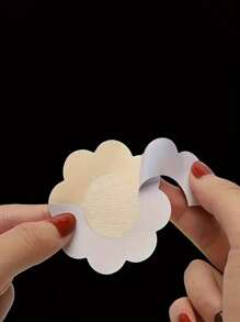 50/100 piezas Almohadillas desechables para enfermería, invisibles y transpirables, cubiertas para pezones antifricción, muy discretas y autoadhesivas, diseñadas para comodidad y confianza en ropa interior y prendas íntimas de mujeres, aptas para verano, bodas, baile, deportes, carrera