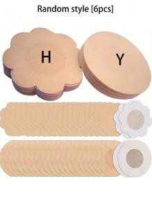 50/100 piezas Almohadillas desechables para enfermería, invisibles y transpirables, cubiertas para pezones antifricción, muy discretas y autoadhesivas, diseñadas para comodidad y confianza en ropa interior y prendas íntimas de mujeres, aptas para verano, bodas, baile, deportes, carrera