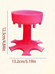 1件装派对倒酒器，小酒杯分配器和支架，可容纳6个葡萄酒杯，创意葡萄酒漏斗，适用于葡萄酒和啤酒，可用作饮料支架、派对装饰用品、节日装饰用品、酒吧/餐厅酒架、酒吧配件、酒水分配器、派对游戏饮酒工具（不含杯子） - 彩色 - 查看 5