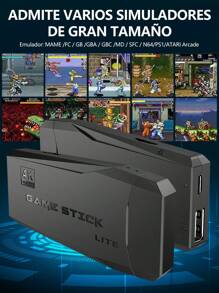 Consola de Juegos Retro  64G con Doble Control Inalámbrico 2.4G, Game Stick TV Consola de Juegos Incorporada 20000, Salida 4K, Mini Consola de Videojuegos USB HD para TV