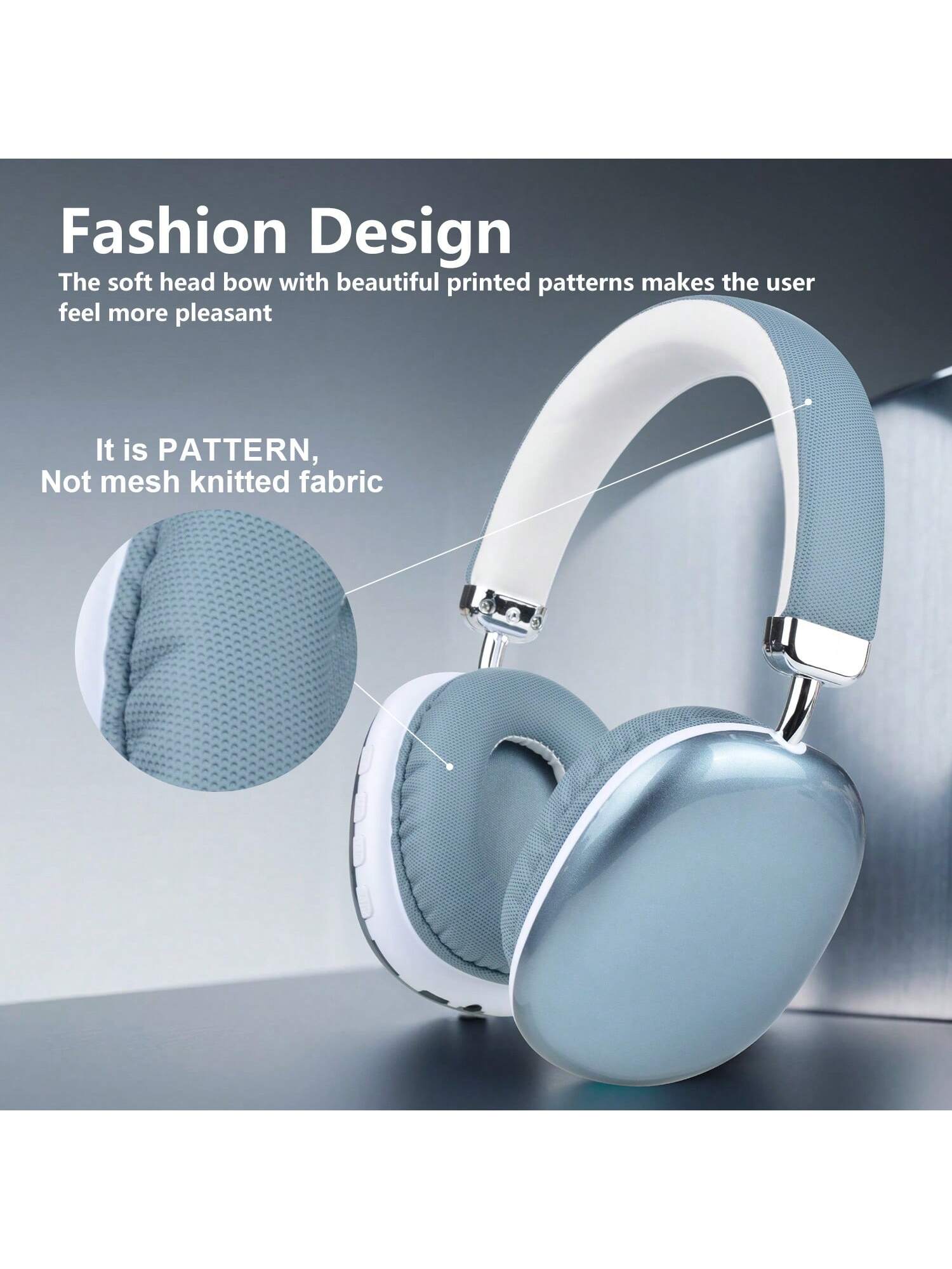 Gerripuer سماعات رأس لاسلكية بصوت محيطي 360 درجة،...