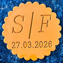 Ștampilă personalizată pentru biscuiți, Halloween și Crăciun, în relief, design 3D, pentru decorarea torturilor de bucătărie, instrumente de tăiere DIY, șablon pentru tort de zahăr, șablon de nuntă, lut moale, bomboane în relief, nume, tort, lucrat manual