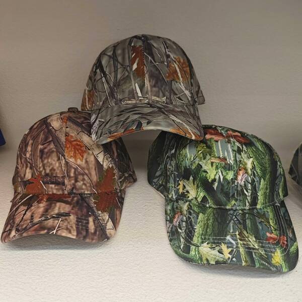 1pc Camouflage Forest Style Graffiti Baseball Cap, Outdoor Sports, Fashion Hunting Truck Driver Style, Spring/Summer/Autumn