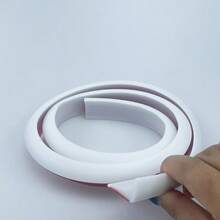 1pc 1m/2m Silicone Self-Adhesive Kitchen Sink Water Barrier Edge, Bathroom Vanity Countertop Waterproof Splash Guard Back To School - Multicolor - View 16