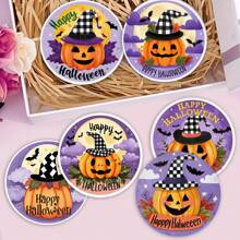 1 Set / 4 Piezas / 6 Piezas: Posavasos de barro de diatomeas con estampado de casa encantada de Halloween, posavasos de café con flores, decoración multiocasión para el hogar y el restaurante, regalos diarios, decoración de mesa, decoración diaria, decoración para fiestas con tema