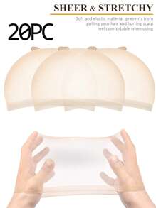 High Definition Wig Cap, Ultra-Thin Knitted Hat, Unisex, High Elasticity Quick Knitting Cap, Lightweight Breathable Knitted Wig Cap, Suitable For All Hair Types