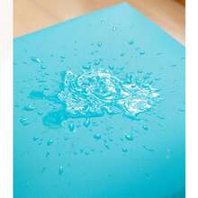 Caja organizadora infantil plegable con tapa – Baúl para juguetes, ropa o guardado, diseño rosa con búho y elefante, resistente, impermeable y segura para niños - Azul - Ver 7