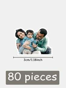 100/80/40/20/10/1pc Customized Alien Photo Stickers, Custom Photo Stickers, Personalized Stickers, Custom Stickers, Water Bottle Stickers, Laptop Stickers, Car Stickers, Your Own Photos, Family Photos, Couple Photos, Girlfriend/Boyfriend Photos, Back To School Season Label Stickers, Custom Photo Stickers, Gift Souvenirs, Holiday Birthday Gifts, Wedding Invitation Stickers,Warm Ambience, Autumn Home Refresh, Xmas Decoration,Home Harmony,Office Decor