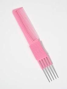 1支碳纤维金属齿梳，沙龙理发师家用蓬松梳，碳纤维材质，不锈钢齿梳（粉色、黑色），后梳，理发配件，吹风机，头发，理发师，美发工具，美发产品，美发配件，边缘梳，理发配件，旅行，吹风机，美发用品，发胶，美发配件，卷发产品，美发设备，配件，剪发剪刀，圣诞节，理发店，理发配件，美发配件，美发，吹风机，头发，配件，美发产品，美发工具，美发用品，护发，卷发梳，理发师，理发配件，美发设备，旅行必备，发型，美发，头发，旅行，美发产品，美发工具，美发用品，理发师，理发配件，理发店，美发设备