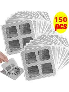 100pcs Drainage Filter Cover, Used For Hair Plugs, Fly Proof Silicone Filter Screen, Household Bathroom Kitchen Anti Cockroach And Anti Odor - Multicolor - View 2