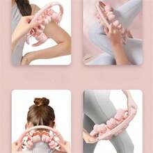 1pc Ergonomic Leg Massage Roller With 32 Rollers, For Calf And Thigh Muscle Relaxation Massage - Multicolor - View 8