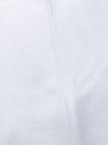 T-shirt da uomo in cotone a coste, stampa di orso in stile street, abbigliamento sportivo da uomo in stile college per la primavera e l'estate, top a maniche corte da uomo bianchi, morbidi e traspiranti.