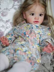 New Arrival Huge Baby Size 26 Inch 66 Cm Reborn Toddler Dolls Lifelike New Reborn Girl Dolls Soft Cuddle Body Toys - 彩色 - 查看 5
