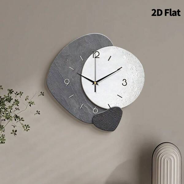 1pc Nordic Style Creative Simplicity Wall Clock, Super Silent Quartz Movement, No Ticking, Suitable For Decorating Clocks In Living Rooms,Bedroom Room, Offices, Restaurant, And Cafes, Perfect Decorative Gift For Friends And Family Home Decor Room Decor