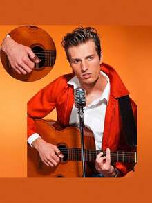6 Pieces Thumb Picks Set, Including Celluloid Guitar Thumb Picks, Thumb Finger Picks Adjustable Bass Picks For Guitar, Banjos And Other Instruments, For Christmas Gift Ideas, Holiday Season - Multicolor - View 5