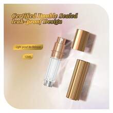10ml Perfume Atomizer Travel Refillable,Bottom-Filling Fragrances Perfumes Bottle,Mini Dispenser, Portable Sprayer Pocket Size For Women Men Cruise Car Trip Gift 0.34oz 1-Gold-10ml - 彩色 - 查看 2