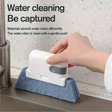 Juego de 3/2/1 cepillo manual multifuncional para limpiar rieles de ventanas, sin necesidad de electricidad. Limpiador de ranuras de ventanas para uso en seco y húmedo, sin desprendimiento de fibras. Herramienta de limpieza para alféizares de ventanas, cepillo universal para rieles de puertas y ventanas. Fácil de limpiar pequeñas grietas y marcos. Adecuado para limpiar ranuras y esquinas de ventanas, así como encimeras de cocina.