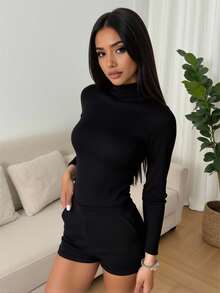 Women Tops - Black - View 2