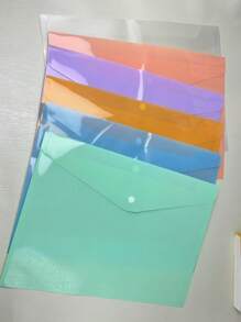 10/8/5 pièces Sachet de fichier en plastique A4 - Sachet de fichier épaissi, sachet de rangement de données transparent à pression pour étudiant, sachet de fichier A4, sachet de fichier en plastique transparent à pression PP, sachet de fichier en plastique, sachet de données imperméable de couleur macaron, dossier de bureau | Rangement de fichiers | Matériau PP imperméable convenant aux étudiants et à l'usage de bureau, rentrée scolaire, fournitures scolaires