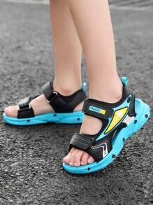 Ciabatte casual unisex per adolescenti, coppie, studenti universitari, spiaggia, all'aperto, sport, traspiranti morbide e confortevoli, suola con motivo mimetico asimmetrico, chiusura a strappo, consegna casuale