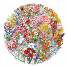 60pcs PET Transparent Colorful Butterfly/Flower Graffiti Sticker, Hand Account Material Decor, Gift Packaging Decal, Holiday Party Supermarket Window Flower Shop Cafe Atmosphere Decoration, Craft Supplies & Stickers, Durable Stickers, Packaging Sealing Label Stickers, For Party, Scrapbook, Gifts, Journaling, Laptop, Skateboard, Bottles, Phone, Notebooks, Posters, Car