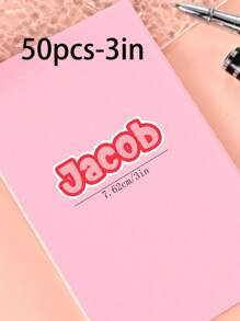 100/50/20/10/1 Pc Customized Name Personalized Stickers - Cartoon Font - Colorful And Variegated Personalized Laptop Stickers, Water Bottle Name Stickers - Suitable For Holiday Gifts, Daily Decorations, Notebook Stickers, Candy Baking Packaging Bag Decorations, School Supplies, Back To School, Multi-Functional, Ornamental, Reusable, Modern, Colorful, Cute, Vintage, Cartoon, Kawaii, Custom, Personalized, Unique, Customized, Workers, Clients, Students, For Business/Work/ Office, For School, Desert Fall Cozy