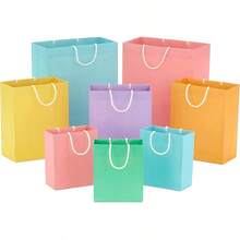 - Rollos de papel de regalo en colores pastel, color rosa, morado, azul, verde, amarillo, naranja (juego de 3 rollos: 75 sq.pies ttl.)Para cumpleaños, shower, Pascua, cualquier ocasión - Rosa, amarillo, azul - Ver 13
