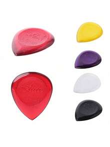 6/12/100 件大号水滴形吉他拨片吉他拨片电吉他拨片吉他配件适合所有吉他手（1/2/3 毫米） - 彩色 - 查看 8