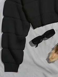 Women Sweaters - Black - View 2