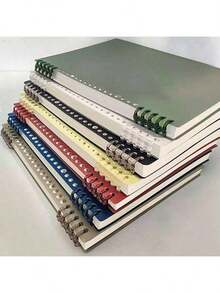 1 Sổ tay rời khổ A5 bìa mềm, 60 tờ/120 trang gáy lò xo có thể tháo rời, Sổ ghi nhớ dày dặn cho học sinh, Thích hợp cho văn phòng hoặc trường học, Văn phòng phẩm, Sổ tay kẻ ô trang nhã - Sổ tay A5 chất lượng cao, Thích hợp cho văn phòng, trường học và du lịch, Bền, Di động, Hoàn hảo để viết, ghi nhật ký và ghi chú - Nhiều màu - Xem 2