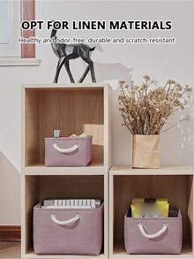 3pcs Thick Foldable Portable Storage Bags, Suitable For Clothes, Pants, Underwear (Large, Medium, Small)