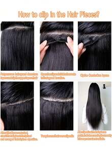 10-20 英寸非洲卷发深波浪扭发夹式接发深水波浪编织接发女士万圣节圣诞节