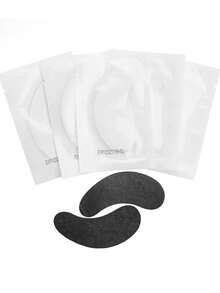 100 Stücke/2 Stücke Gepfropfter Wimpern Augen Pad, schwarze Folie isoliert Wimpern Pad, transparente Verpackung schwarze Folie Augen Pad, Augen Pad, Wimpern Blatt, für Wimpernverlängerung Wimpern Spitzen Aufkleber Packung, schwarzer Pad Make-up Tool - Verschiedenfarbig - Übersicht 8