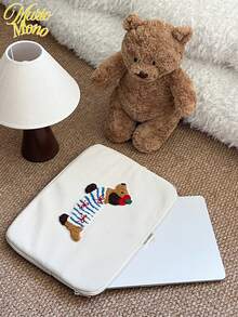 Laptop Case White Tablet Bag 11 Inches/14 Inches Computer Bag IPad Bag Laptop Bag Sausage Dog Sticker Laptop Bag File Bag Laptop Protective Case Computer Bag 11 13 14 15.3 15.6 Inches Portable Desktop Computer Bag Mac Book Tablet Computer Bag 9-11 Inches IPad Air 4 5 Pro 11 Mini 5 6 IPad Bag Shockproof Bag