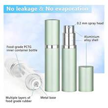 Refillable Perfume Atomizer Travel Bottle 5ml Leakproof Luxury Travel Perfume Refillable Bottle, Portable Fragrance Atomiser Light Green - Nhiều màu - Xem 2